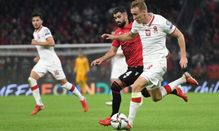 World Cup qualifiers: Albania’s match against Poland halted after players hit by bottles