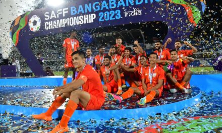 SAFF Championshiop: Sunil Chhetri’s late goal helps India ease past Nepal