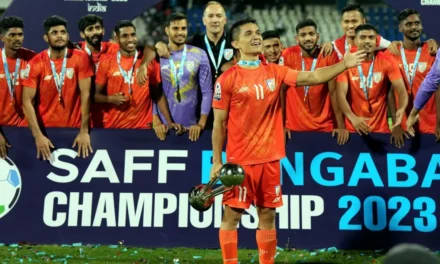 SAFF Championship: Chhetri equals the legendary Pele with his 77th international goal